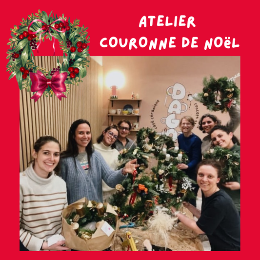Atelier couronnes de NOEL