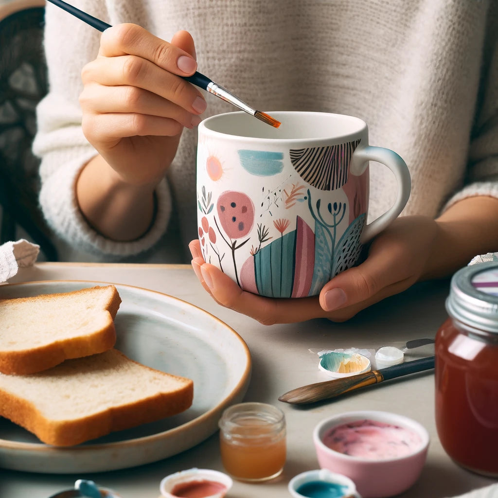Peinture sur céramique - samedi formule petit déjeuner